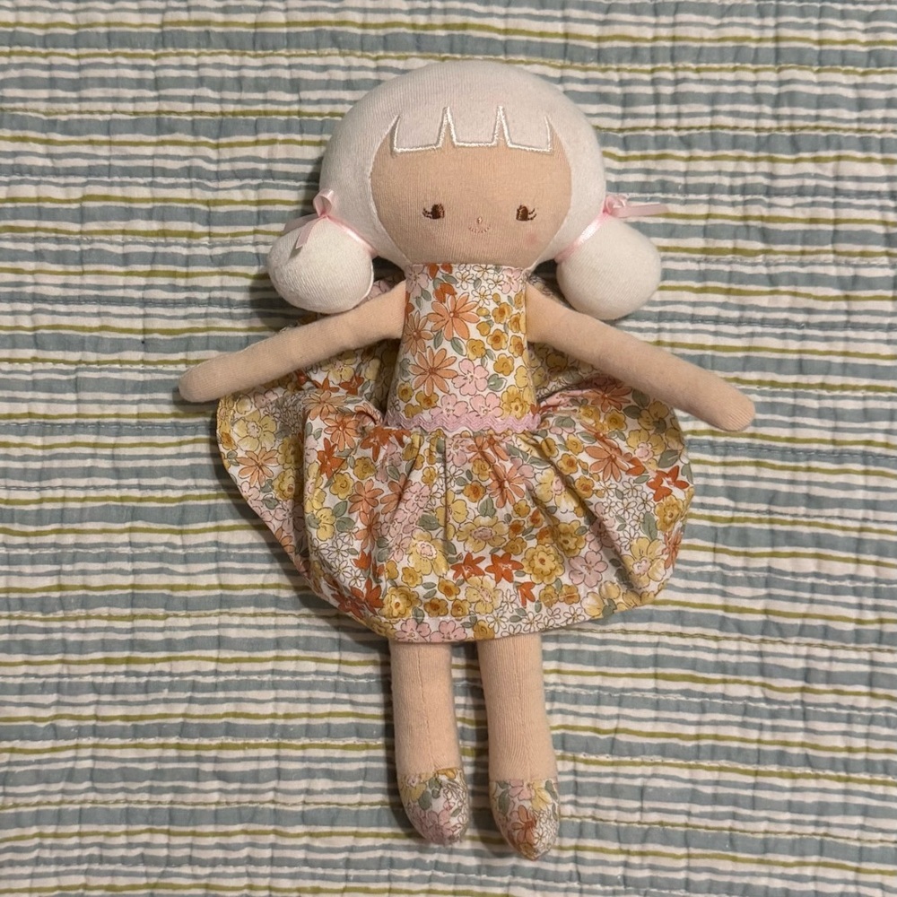 Alimrose Floral Dress Plush Doll